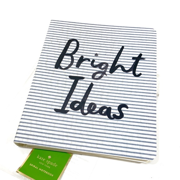 kate spade Other - Kate Spade Seersucker Concealed Spiral Notebook